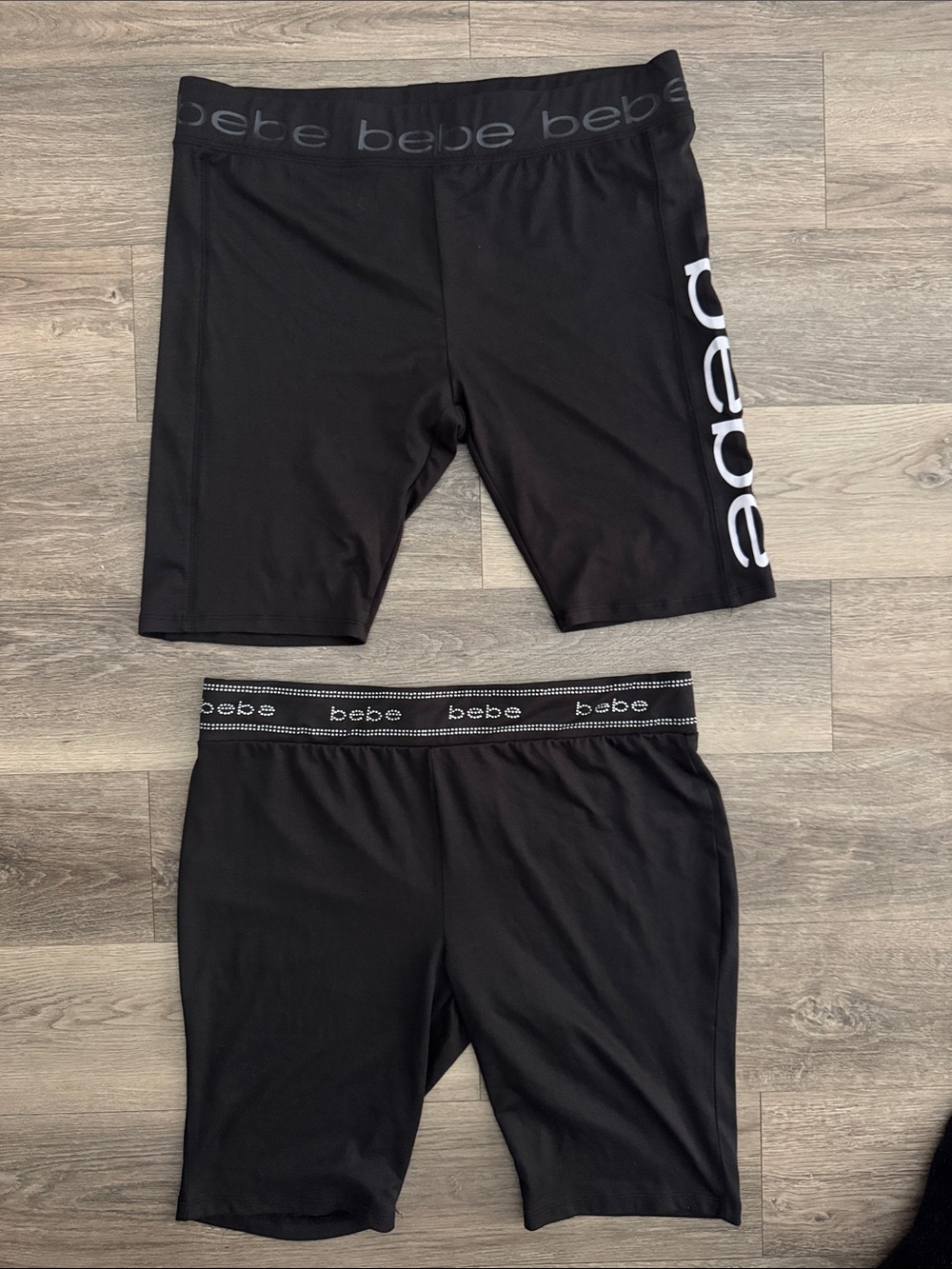Bebe Black Bike Shorts 2-Pack Bundle - Size XL - Super Soft